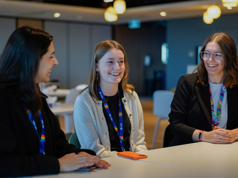 Three participants in nbn's Graduate Program