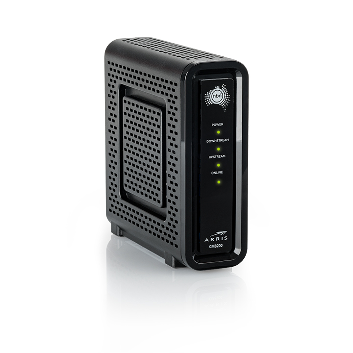 Front of the black nbn™ connection box for nbn™ HFC